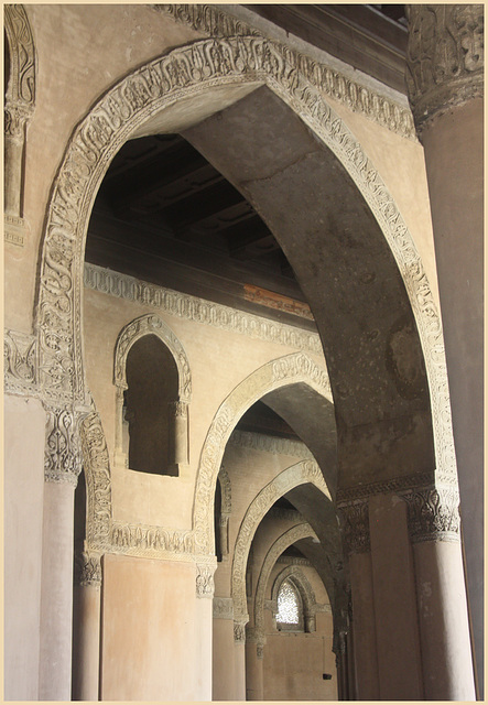 in einer alten Moschee in Kairo