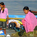 Jour de lessive (Lac de Pokhara)