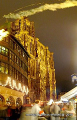 illumination 20/12/08 La Kamertzel et la cathédrale de Strasbourg