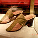 Chunky heeled ancient Mules  /  Anciennes mules aux talons trapus  - Bata Shoe Museum