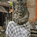 Demon statue in front of the Pura Dalem Semawa