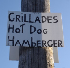 Grillades, hot-dog et hamburger !