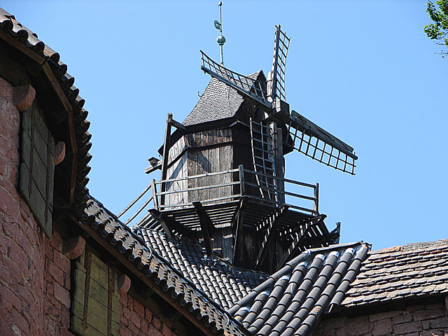 20070502 0330Aw [F] Windmühle, Haut-Koenigsbourg. Elsass