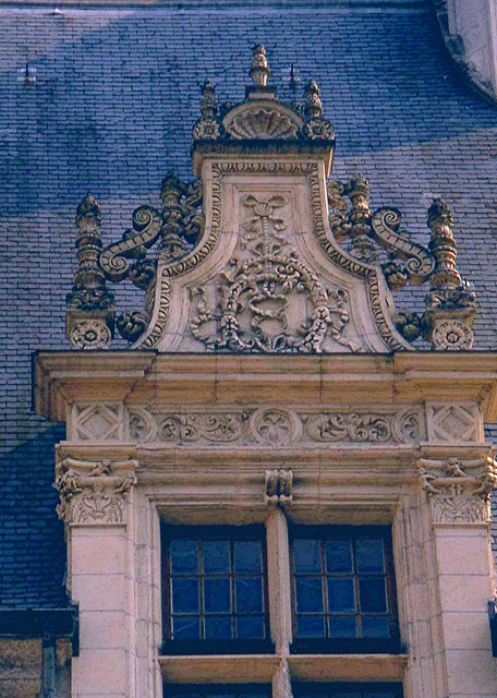 Azay-le-rideau (fenêtre à meneaux)