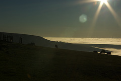 Coombes Edge with Cloud Inversion