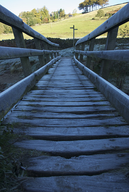 Frosty bridge