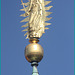 Marienfigur auf der Dachspitze der Wallfahrtskapelle