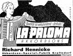 La Paloma - akordiono (kvalito decidas, tial: La Paloma-akordionoj