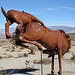 Galleta Meadows Estates Cat on Horse Sculpture (3643)