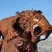 Galleta Meadows Estates Cat on Horse Sculpture (3646)