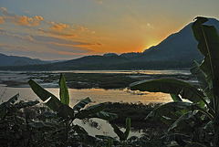 Mekong in the sunset mood