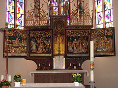 20070423 0140DSCw [D-VS] Altar, Kirche, Unterkirnach