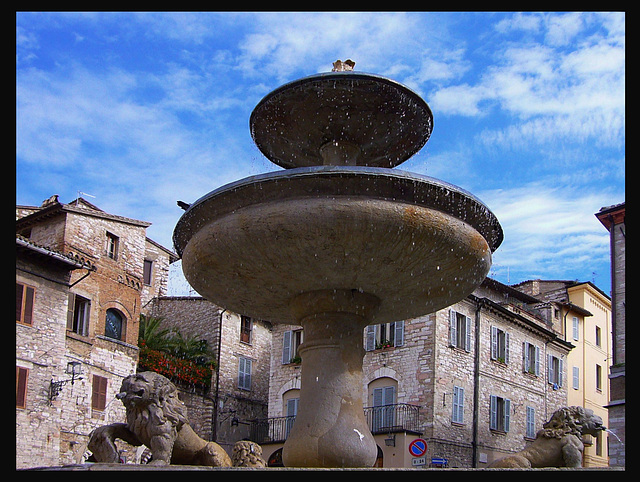 Brunnen in Assisi