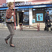 Handlesbanken ultra mature Lady in sexy rowboat shoes /  Jolie Dame d'âge mur en chaussures sexy à petits talons - Ängelholm  / Suède - Sweden.  23 octobre 2008- Version originale