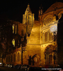 Strasbourg :la Cathédrale 28 (la nuit )