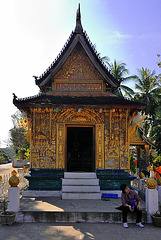 Wat Xieng Thong Seated Buddha Pavilion