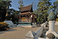 At the premise of the Wat Xieng Thong
