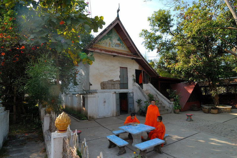 Monks housing at Wat Xieng Thong