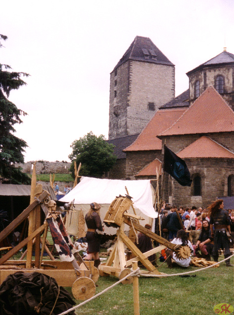 1994 6 Burg Querfurt, Mittelalterfest