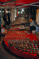 Plenty of handicraft sold at the market