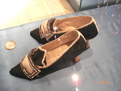 Huge buckle era  / Bata Shoe Museum- Toronto, Canada. 3 Jullet 2007.