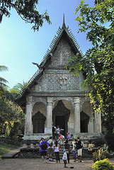 Wat Pa Houak at the Phu Si hill
