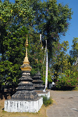 Chedi at the Wat Xieng Thong