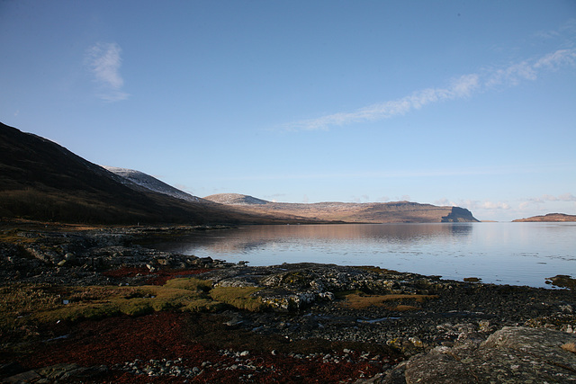 Loch na Keal - low tide in the afternoon