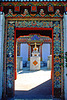 Entrance door into the Zangdopelri Temple
