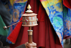 Prayer wheel, Ladakh
