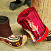 Traditional Ladakhi shoes and hat