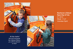 RNLB 17-27  At the helm - Newhaven Lifeboat Station Open Day - 5.7.2014