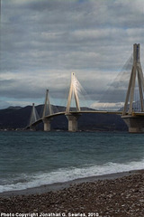 Rio-Antirro Bridge (a.k.a. Charilaos Trikoupis Bridge), Picture 8, Rio, Peloponnese, Greece, 2010