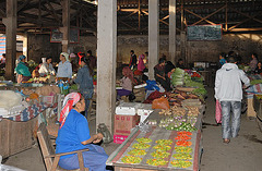 Phongsali at the daily market