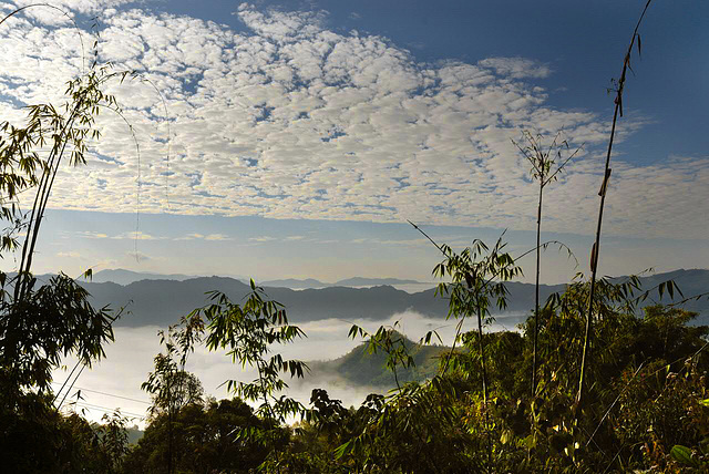 Amazing cloudscape over Phongsali