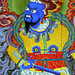 Painting of a demon inside the Kurjey Lhakhang temple