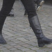 Dame d'âge mur en bottes SS / Loomis swedish Mature Lady in stylish SS Boots - Ängelholm / Suède - Sweden.  23 octobre 2008