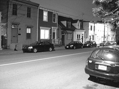 Halifax by the night  / Canada.  June / Juin 2008  - B & W / N & B