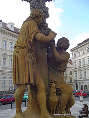 Fontaine détail 1  Prague