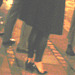 Blurry Danish blond Lady in black high heels shoes /  Copenhague -  25 octobre 2008