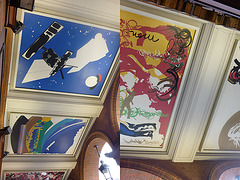 plafond des arcades à Toulouse Le capitole