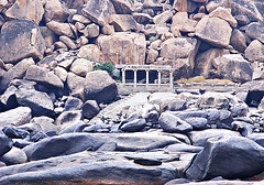 Temple in the rocks
