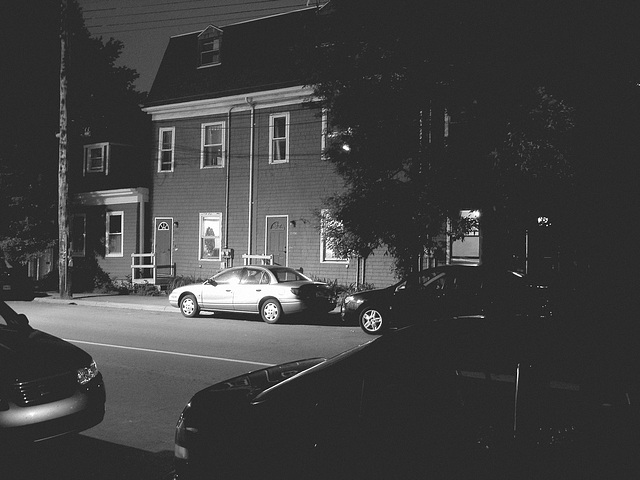 Halifax by the night  / Canada.  June / Juin 2008 - B & W