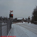 Cercany Crossing in the Snow, Picture 2, Cercany, Bohemia (CZ), 2010