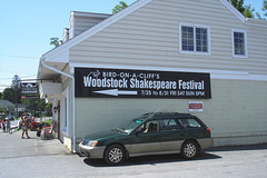 Bird-on-a-cliff's Woodstock Shakespeare festival.