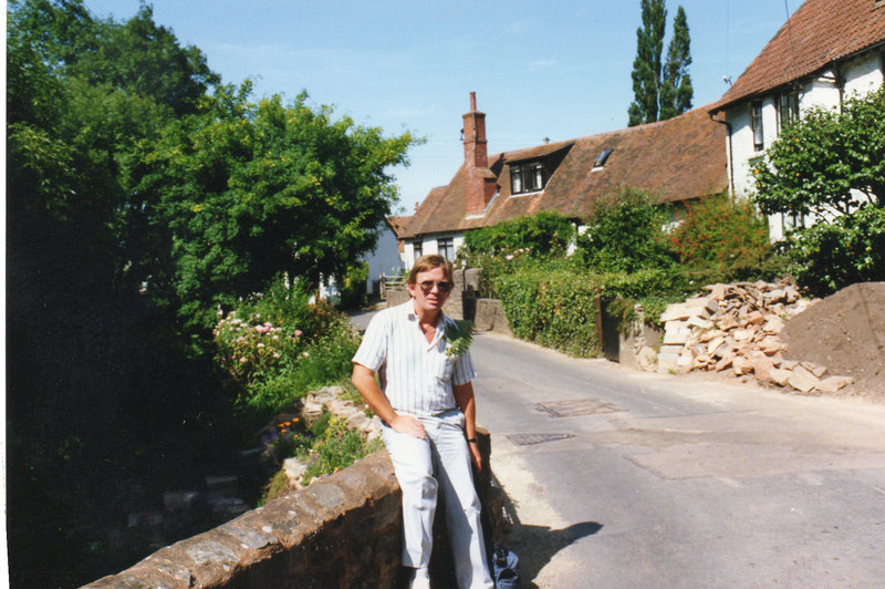 Martin resting in Croyde, North Devon