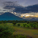 Gunung Agung volcano on Bali