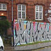 Fuck cups graffiti  / Polices !!  Foutez le camp !  / Christiania - Copenhagen / Copenhague.  26 octobre 2008