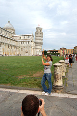 katedralo kaj Oblikva Turo de Pisa