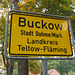 Ortseingang Bike - Buckow